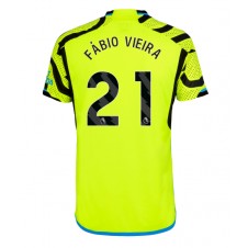 Arsenal Fabio Vieira #21 Bortedrakt 2023-24 Kortermet